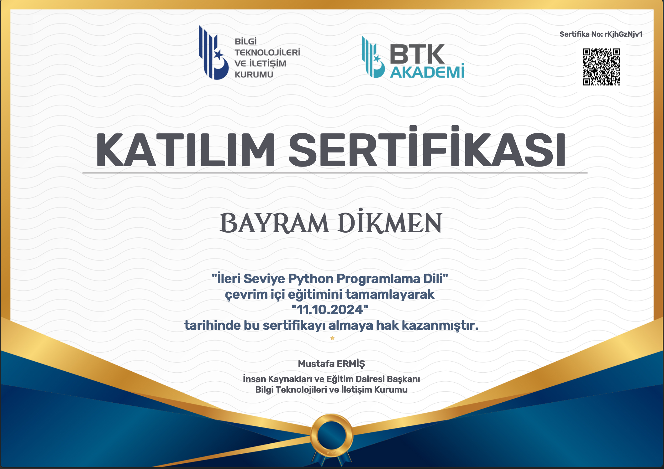 İleri Seviye Python Programlama Dili BTK Akademi